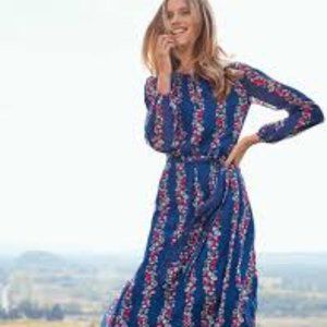 Boden Blue floral dress